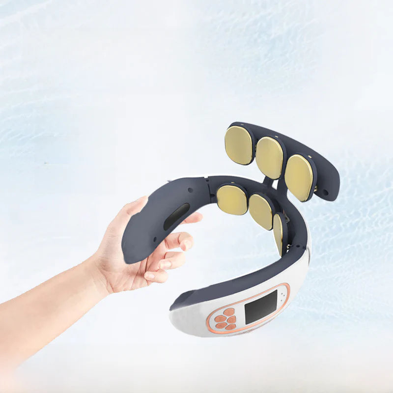 RelaxPulse Pro – Masajeador eléctrico para cuello y columna