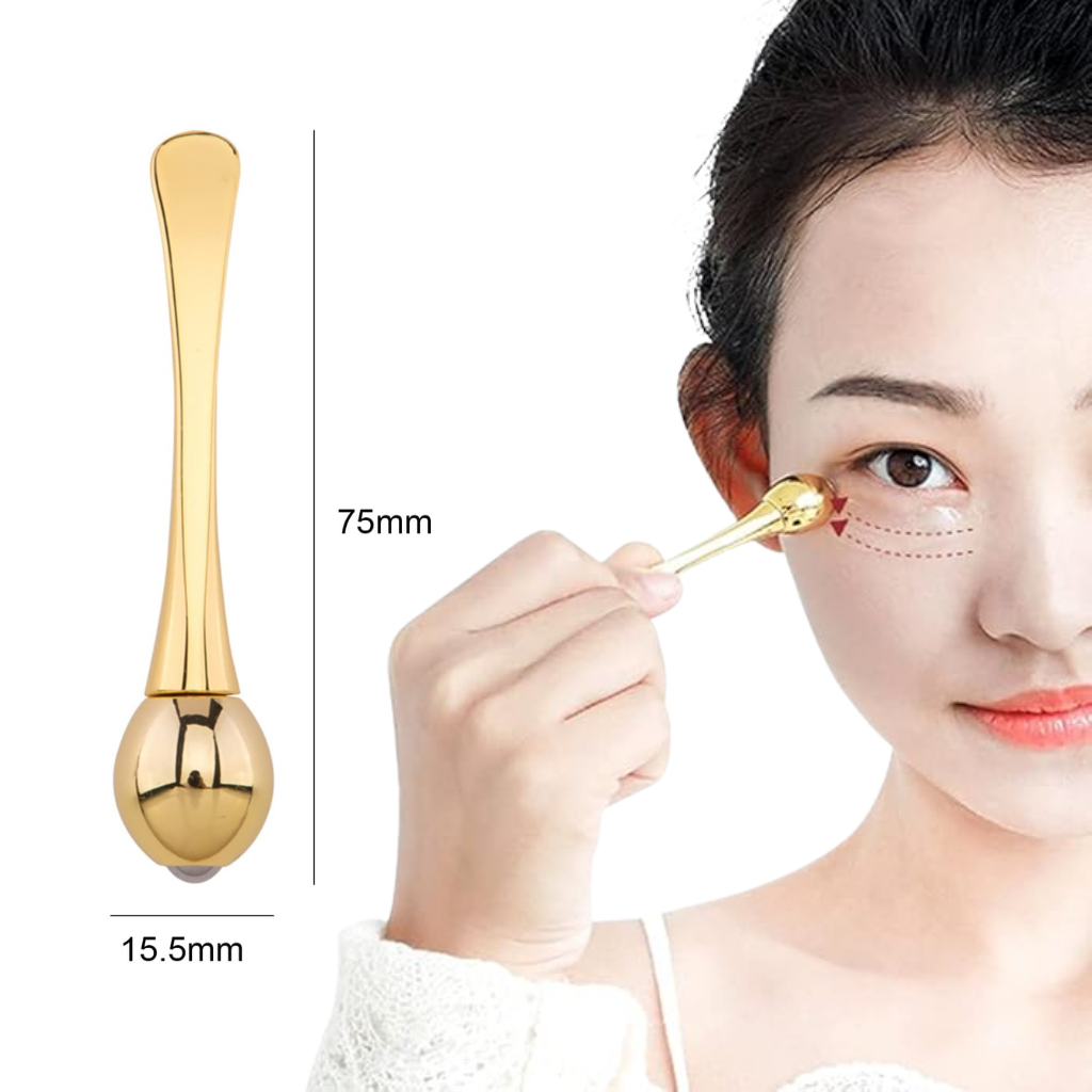 Creme para os olhos em bastão massageador