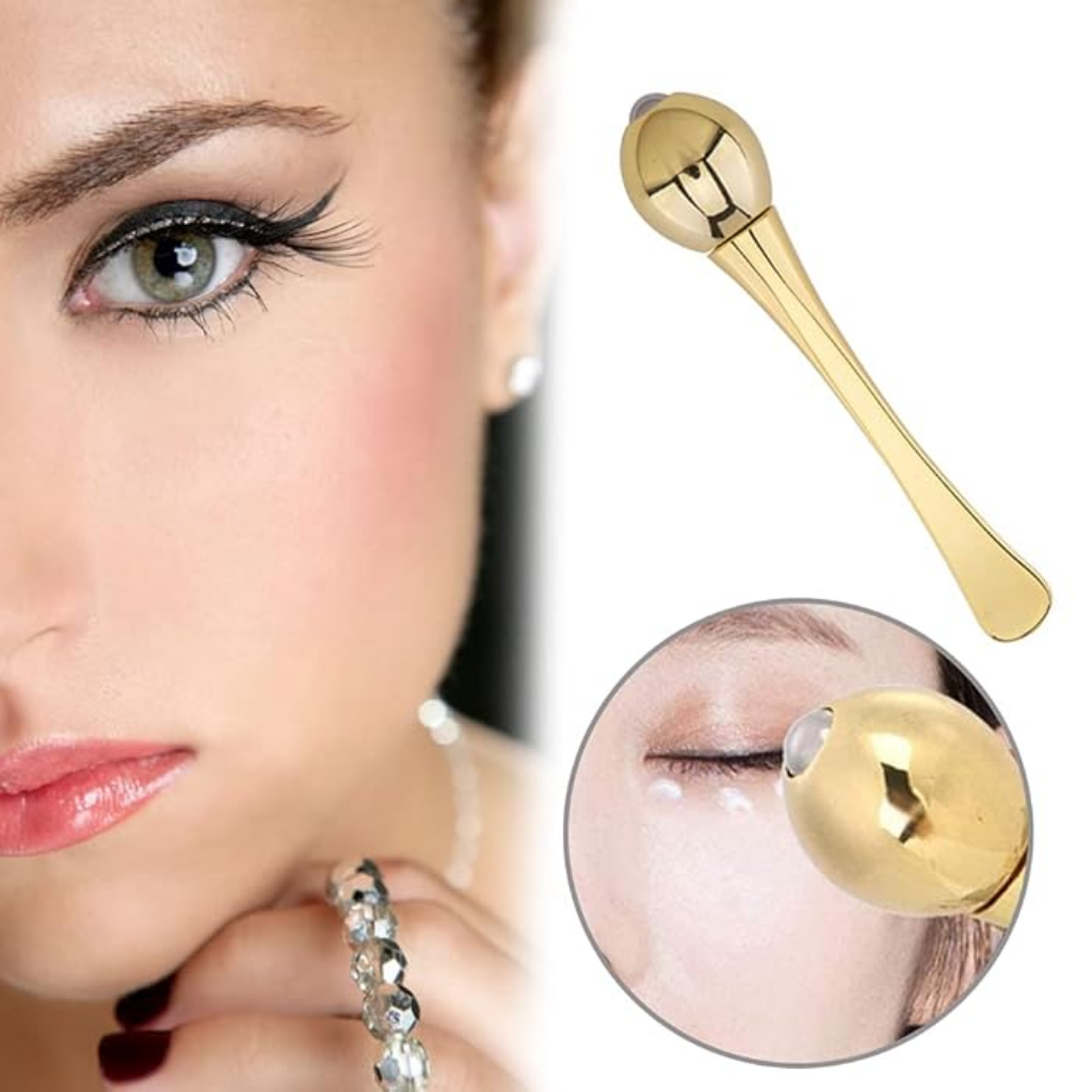 Creme para os olhos em bastão massageador